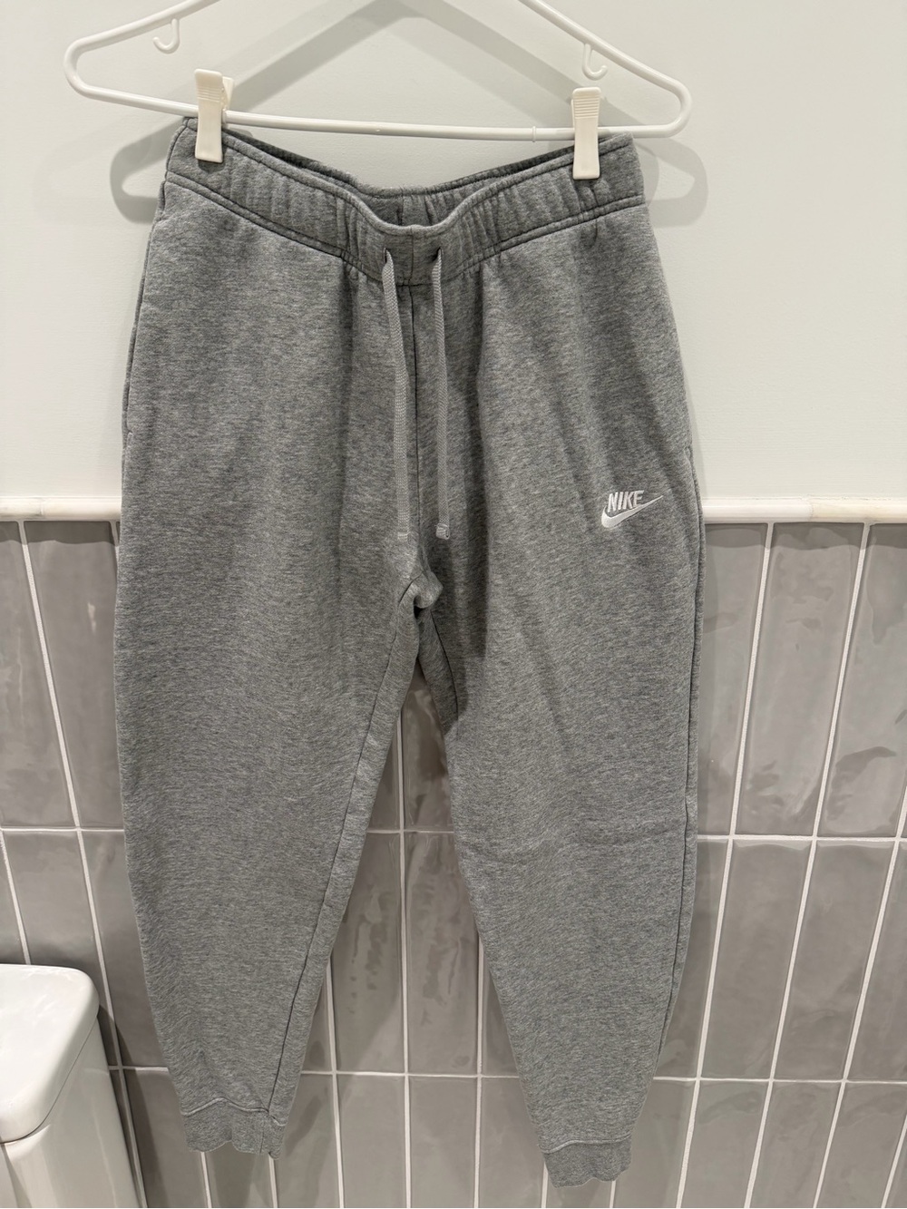 Nike Grey Fleece Joggers/Sweatpants